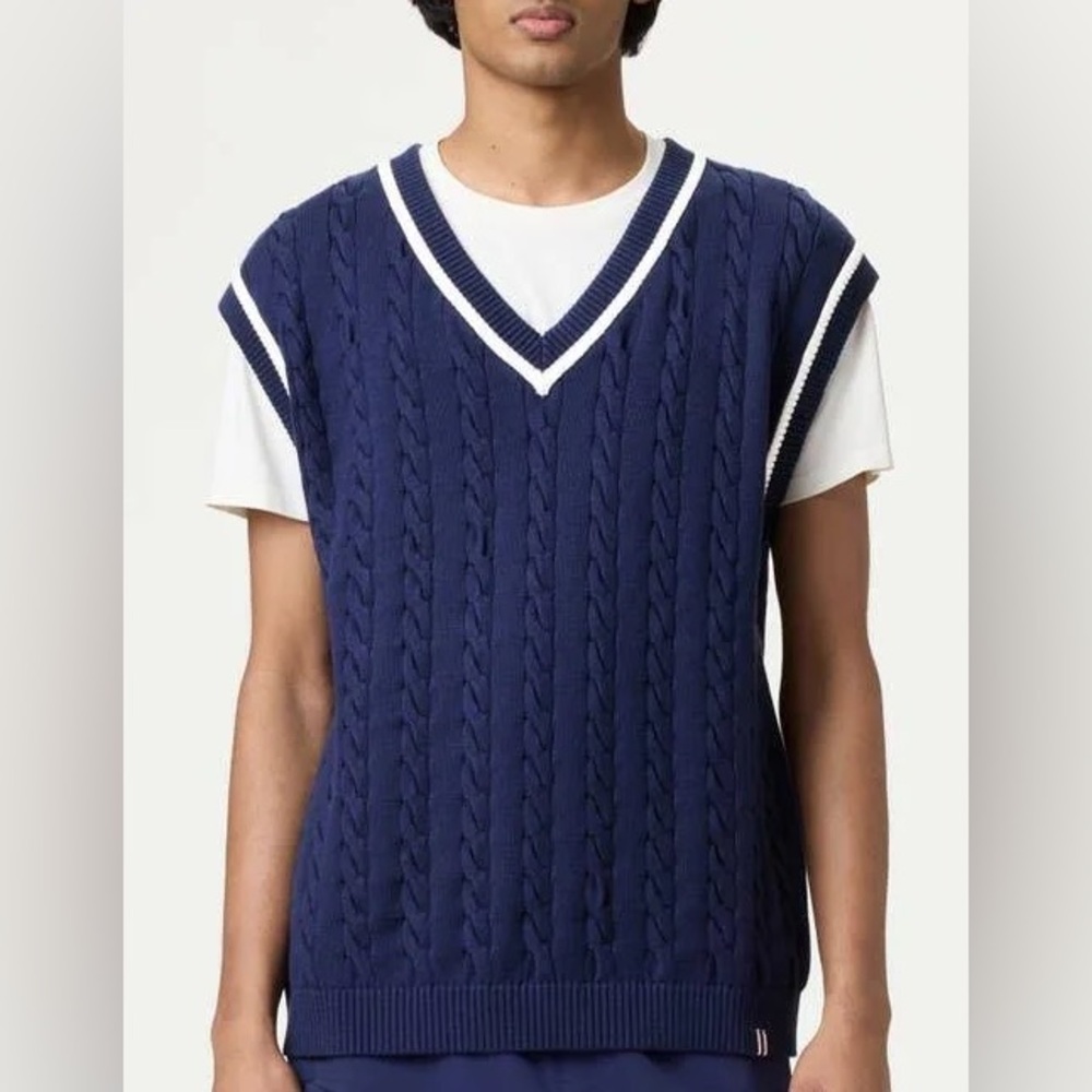 FILA Baseline Cable Knit Vest